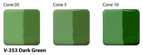 AMACO Velvet Underglaze V-353 - Dark Green - 2 fluid oz.
